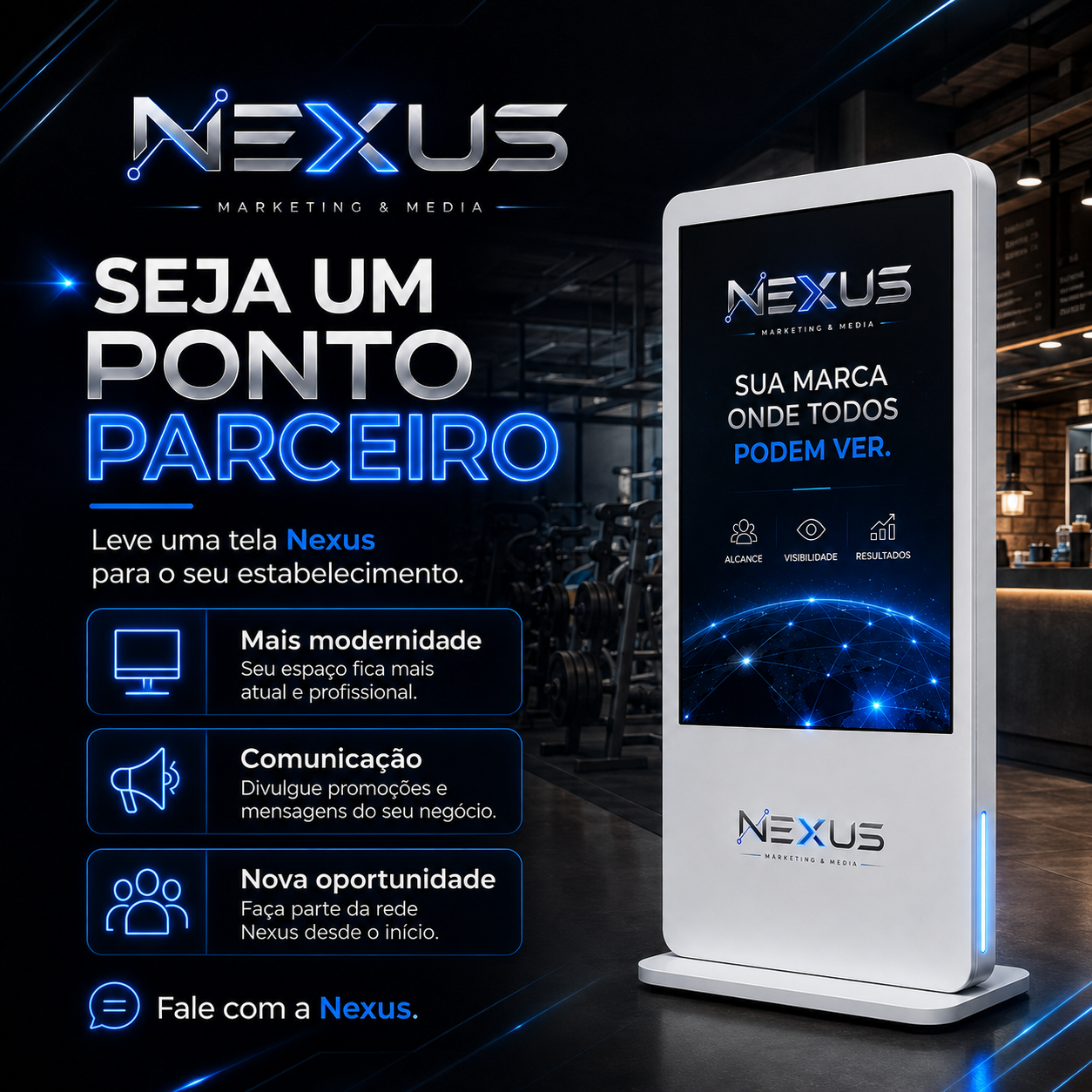Seja um ponto parceiro Nexus